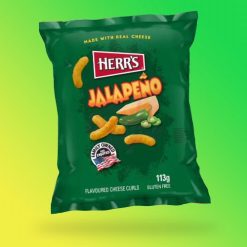 Herrs Jalapeno and Cheddar sajtos chips 113g