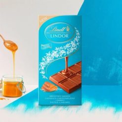 Lindt Lindor Sós karamellás tejcsokoládé 100g