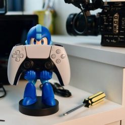 Mega Man telefon és konzol kontroller tartó figura töltéshez