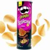Pringles Scorchin BBQ chips 156g