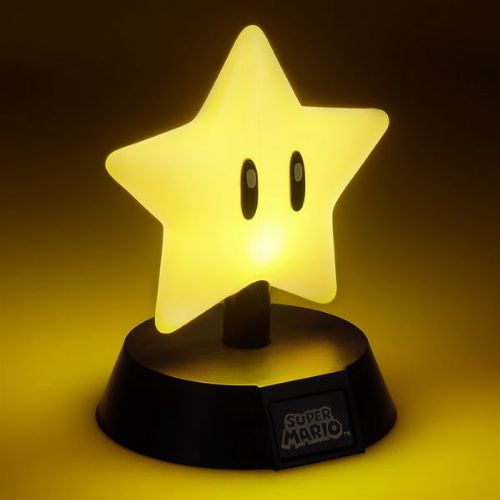 Super Mario Csillag 3D ikon hangulatvilágítás
