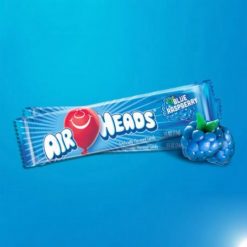 Airheads Blue Raspbery kék málnás cukorka 15