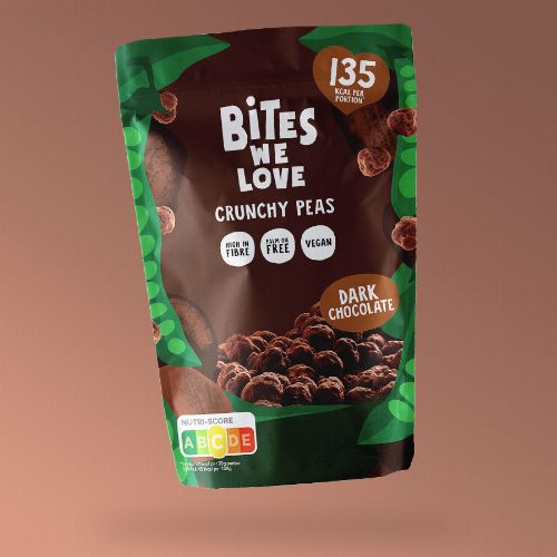 Bites We Love ropogós-csokis zöldborsó 100g