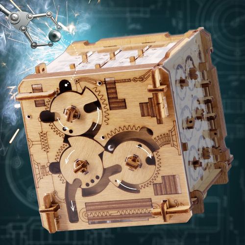 Cluebox 3D Logikai doboz rejtett tárolóval - A Labirintus