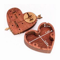 Cluebox 3D Logikai doboz rejtett tárolóval - Tin Woodmans Heart