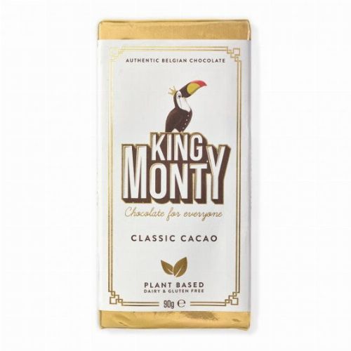 King Monty Classic vegán táblás csoki 90g
