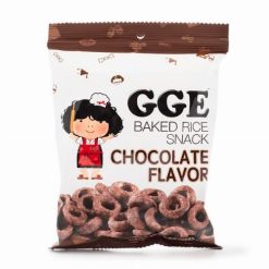 GGE Baked Rice Snack csokoládé ízű sült rizsszeletek 45g