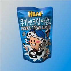 HBAF Cookie and Cream ízű mandula snack 120g