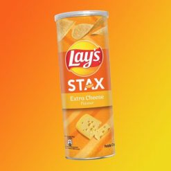 Lays Stax Extra Cheese extra sajtos chips 135g