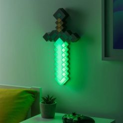 Minecraft falra szerelhető 3D kard hangulatvilágítás