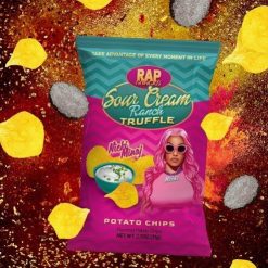 Rap Snack Nicki Minaj Sour Cream and Ranch tejföl és ranch ízű burgonyachips 71g