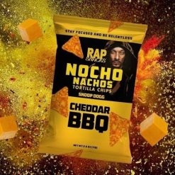 Rap Snack Nocho Nachos Snoop Dogg BBQ és Cheddar Cheese nacho chips 71g