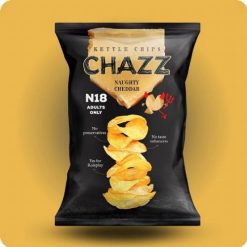 Chazz Naughty Cheddar burgonyachips 90g