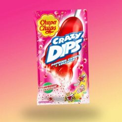 Chupa Chups Crazy Dips talp formájú nyalóka robbanócukorral 14g