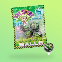 Dr Sour Shock Balls savanyú zselégolyók 72g