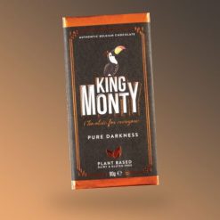 King Monty Pure Darkness vegán táblás étcsoki 90g Szavatossági idő: 2024-05-31