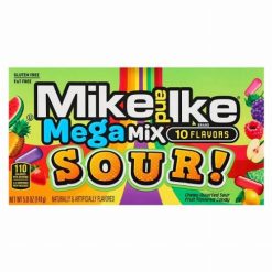 Mike and Ike Mega Mix Sour savanyú-gyümölcsös cukorkák 141g Szavatossági idő: 2024-06-30