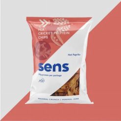 Sens Csípős paprika ízű tücsök fehérje chips 80g