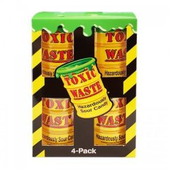Toxic Waste Yellow Drum 4 db-os savanyú cukorka csomag 168g