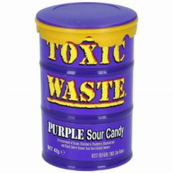 Toxic Waste lila dobozos savanyú cukorkák 42g