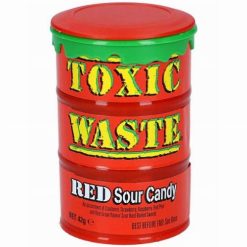 Toxic Waste piros dobozos savanyú cukorkák 42g