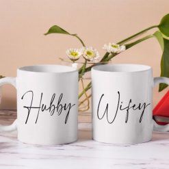 Wifey és Hubby páros bögre