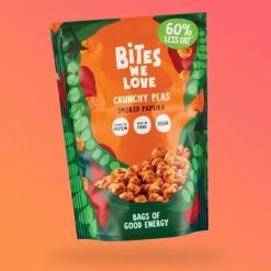 Bites We Love vegán bundázott ropogós-paprikás zöldborsó 100g