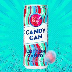 Candy Can Zero vattacukor ízű zero szénsavas üdítőital 330ml