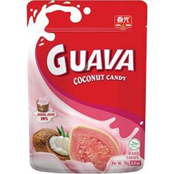 Chun Guang Guava Coconut candy guava és kókusz ízű cukorkák 78g