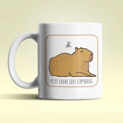 Keep calm like Capybara fehér bögre