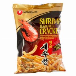 NONGSHIM Hot Shrimp Cracker csípős rák ízű keksz 75g
