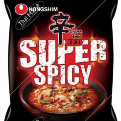 NONGSHIM Instant Noodles Shin Red Super Spicy extrém csípős instant tésztaleves 120g