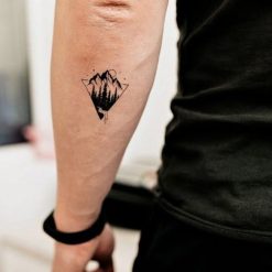 Tattooshka lemosható tetoválás - Hegyek