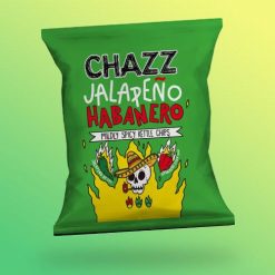 Chazz Jalapeno and Habanero Medium Spicy burgonyachips 50g