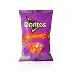 Doritos Flamin Hot csípős nacho tortilla chips 75g Szavatossági idő: 2024-08-04