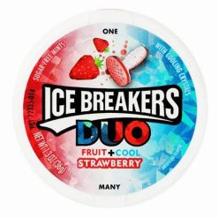 Ice Breakers Duo Strawberry eper ízű mentolos cukorka 37g