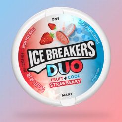 Ice Breakers Duo Strawberry eper ízű mentolos cukorka 37g