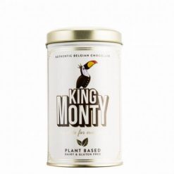 King Monty Classis Cacao vegán csokoládé pálcikák fém díszdobozban 130g