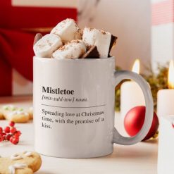 Mistletoe noun fehér bögre