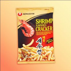 NONGSHIM Hot Shrimp Cracker csípős rák ízű keksz 75g