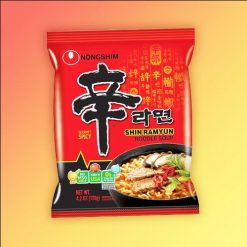NONGSHIM Instant Noodles Shin Ramyun Hot & Spicy csípős instant leves 120g