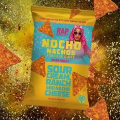 Rap Snack Nocho Nachos Nicki Minaj Sour Cream and Ranch tejföl és ranch ízű nacho chips 71g Szavatossági idő: 2024-07-31