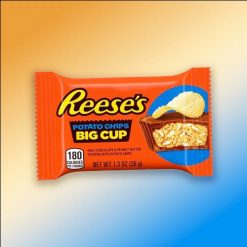 Reeses Potato Chips Big Cup mogyoróvajas csoki burgonyachips darabokkal 36g