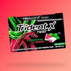 Trident X Twist menta és görögdinnye ízű rágó