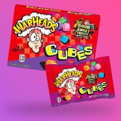 Warheads Sour Cubes savanyú kocka rágós gumicukor 113g