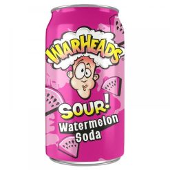 Warheads Sour Watermelon Soda görögdinnye ízű savanyú üdítőital 330ml