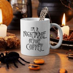 Nightmare Before  Coffee fehér bögre