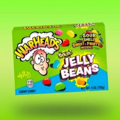 Warheads Jelly Beans savanyú-gyümölcsös drazsé 113g