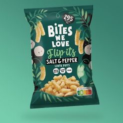 Bites We Love vegán sós-borsos lencse chips BIO 75g Szavatossági idő: 2024-09-22