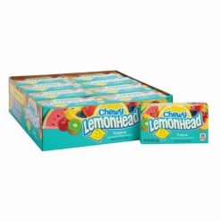 Chewy Lemonhead Tropical trópusi gyümölcs ízű rágós cukorka 23g